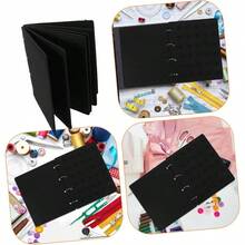 Bolsa Para Guardar Flores De Zapatos De Fieltro Soporte Para Adornos De Zapatos Organizador De Dijes Tipo Para Exhibir Hebillas Cuarto De Bao - Negro - Ver 6