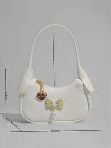 Bolsa infantil com laço, nova bolsa para outono/inverno, bolsa pequena e moderna para meninas, bolsa de princesa, porta-moedas infantil, mini bolsa, bolsa super fofa, presente de Natal, presente de aniversário, bolsa para doces, bolsa para batom, bolsa pequena personalizada, bolsa para lanches e compras, bolsa para acessórios, bolsa, bolsa de passarela - Tamanho Único - Ver 10