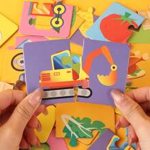 2026 New 3-In-1 Paper Puzzle - Early Education Cognitive Toy For Preschool, Reward Toy, Large Puzzle Pieces - Holiday Gift, Collectible Gift, Present