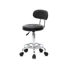 Silla De Oficina Homex Modelo Consultorio Ergonomía Y Estilo Negro Cuero Sintético - Negro - Ver 1