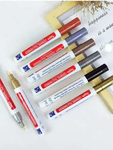 White Waterproof Quick-Drying Tile Grout Pen, Comes With Replacement Tips. Wall Grout Pen, Mold-Proof Decorative Grout Pen For Tiles, Floors, Bathroom. Tile Repair Tool, Home Decor Grout Pen, Tile Pen, Grout Pen, Cement Jointing Decorative Pen, Home Decor Christmas New Year Holiday Decorative Pen