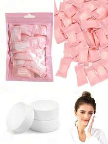 20 Piece Mini Compression Towel Disposable Capsule Towel Magical Facial Care Sheet Outdoor Travel Cloth Wet Wipes Tissue - White - View 1