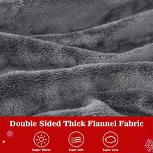 Waitu Wearable Blanket Sweatshirt Gifts Women And Men, Warm And Cozy Blanket Hoodie, Thick Flannel Blanket With Sleeves And Pocket - Gray - Leopard Pink - View 10