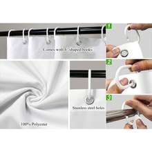 Boho Shower Curtain Mid Century Navy Blue Gold Plant Leaves Modern Abstract Minimalist Shower Curtains Decorative For Bathroom Fabric Shower Curtain With Hooks, Winter Christmas Shower Curtain For Bathroom, Bathroom Shower Curtain Set, Home Shower Curtain, Shower Drape, Shower Curtains For Living Room, Door Curtain, Room Divider Curtains, Long Shower Curtain, Fabric Shower Curtain With Hangers, Curtains For Bedroom, Curtain Gifts For Women, Bath Curtain Gifts For Mom, Christmas Gifts, Bathroom Decor, Room Decor, Home Decor, Christmas Decor - 彩色 - 查看 7