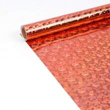 1 Rollo de papel de regalo, adecuado para regalos, cumpleaños, bodas, fiestas, graduaciones, ramos DIY, relleno de cajas de regalo, decoraciones de envoltura de regalo DIY, decoraciones con patrones románticos - Naranja triturada - Ver 1