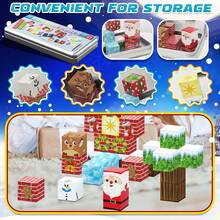 Blocchi da costruzione magnetici, mattoncini puzzle 3D, gioco di impilamento STEM divertente, adatto per ragazzi e ragazze, regalo di Natale, gadget per feste e Ognissanti - Multicolore - Visualizzare 7