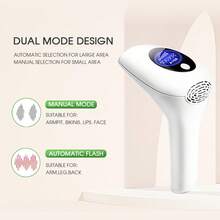 1pc 900,000 Pulse IPL Hair Removal Device, 8 Adjustable Levels, Handheld LCD Display Laser Hair Remover, Suitable For Women's Body, Bikini Line, Intimate Area, Professional Permanent Painless Hair Removal, Manual And Auto Modes Available
