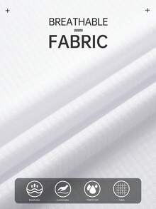 4件装男士无袖运动背心，轻便休闲，健身跑步背心，白色夏季款 - 白色 - 查看 8