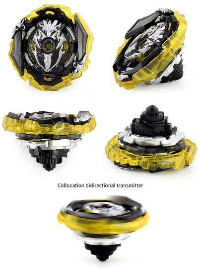 3件套旋转金属玩具，带发射器，适用于战斗、节日、派对、小型游戏