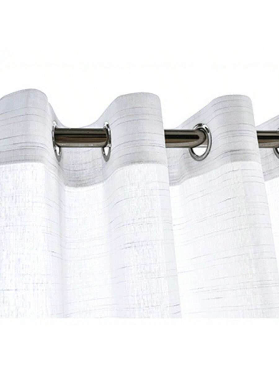 Cortinas transparentes Color Blanco de alta durabilidad de 140cm*225cm, CORTINA 1 PZ