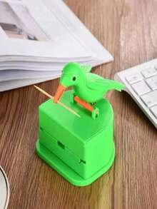 1pc Bird-Shaped Toothpick Holder, Smart Toothpick Storage Box, Cute Wings Open Design, Home Stress Relief Toothpick Canister, Press To Dispense Bird-Shaped Toothpicks - Multicolor - View 11