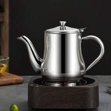 重型不锈钢茶壶/咖啡壶，内置过滤器 - 商用及家用，防锈结构，清晰刻度 - 适用于家庭、餐厅、酒店、办公室 - 耐用厨房茶壶，适用于散装茶叶、咖啡、汤 - 易于清洁设计，餐厅设备，优雅厨具，坚固耐用，多功能炊具，专业厨师之选 - 彩色 - 查看 5