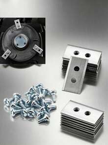 [LUBO AWD Replacement Blade Kit] 9/18/30pcs Stainless Steel Double Hole Blades Compatible With 5000/3000/1000 Models, Includes Matching Screws - Multicolor - View 2