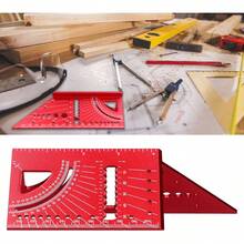 Regla de Carpintería Regla de Medida de Tamaño Cuadrado de Carpintería Mitre 3D 45 Herramienta de Medición de ángulo de 90 Grados Herramienta de Carpintería, Cuadrado - 1 - Ver 7