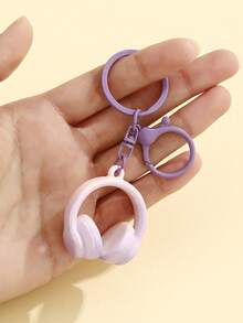 New Handmade DIY Realistic 3D Earphone Keychain, 1pc Cute Earphone Pendant Keychain, Creative Gift For Holidays, Suitable For Daily Use, Gift For Friends - Multicolor - View 9