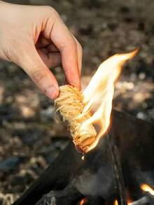 100pcs All-Weather Charcoal Fire Starters – Odorless, Instant Ignition For Grill, BBQ, Fire Pit, Fireplace, Wood Stove & Camping. Essential For Kitchen, Outdoor Travel Accessories