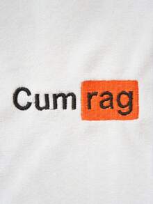 2条/套 12英寸超柔软刺绣趣味创意手帕，送给男友、女友、爱人、妻子和其他成年人的幽默礼物，适合情人节、周年纪念日、母亲节、单身派对、浴室装饰和其他场合。 - 彩色 - 查看 6