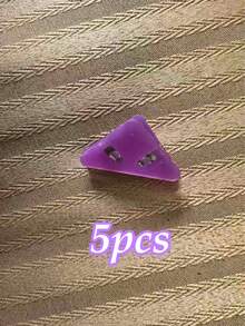 5pcs Colorful Triangular Paper Folders, Artistic & Fresh Design With Candy-Colored Edges, Durable Plastic, Multi-Purpose & Anti-Slip, Suitable For Office, Study, Document & Storage - Multicolor - View 18