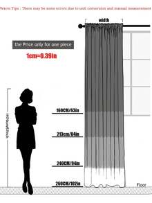 1pc French Romantic Bronze Geometric Textured Curtain, 70% Blackout, Beige Curtain Rod/Hooks, Suitable For Living Room And Bedroom - Beige - View 4