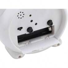 Lindo Reloj de Gato de Dibujos Animados, Reloj Despertador de Gato de la Suerte, Reloj de Escritorio de Dibujos Animados con Forma de Gato de Buena Suerte para el Hogar, Reloj - YF2025B + BLANCO - Ver 10