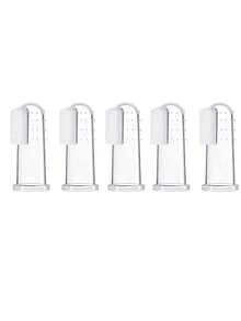 10支装狗狗牙刷套装，360度狗狗牙刷，猫咪牙刷，狗狗牙齿清洁，狗狗指套牙刷，适合小型和大型宠物