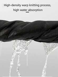 10pcs Magical Glass Cleaning Cloths, Streak-Free And Lint-Free Wiping, Reusable Glass Cleaning Rags, Household Cleaning Cloths For Kitchen, Bathroom, Home - Grey - View 6