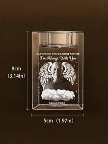 Chân nến pha lê in ảnh cá nhân hóa - 11 kiểu dáng - Có thể tùy chỉnh, thích hợp làm quà tặng đám cưới, sinh nhật hoặc các dịp lễ - Pha lê trang trí nghệ thuật - Thích hợp cho Giáng sinh, Lễ Tạ ơn, Ngày của Cha, Ngày của Mẹ và các dịp khác, ảnh pha lê 3D, tạo nên những kỷ niệm vĩnh cửu. - Nhiều màu - Xem 33