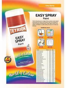Tetrion Gold Spray Paint 400ml - Quick-Dry For Wood, Metal, Ceramic & Plastic - Durable Finish, DIY Projects - 1 - View 4