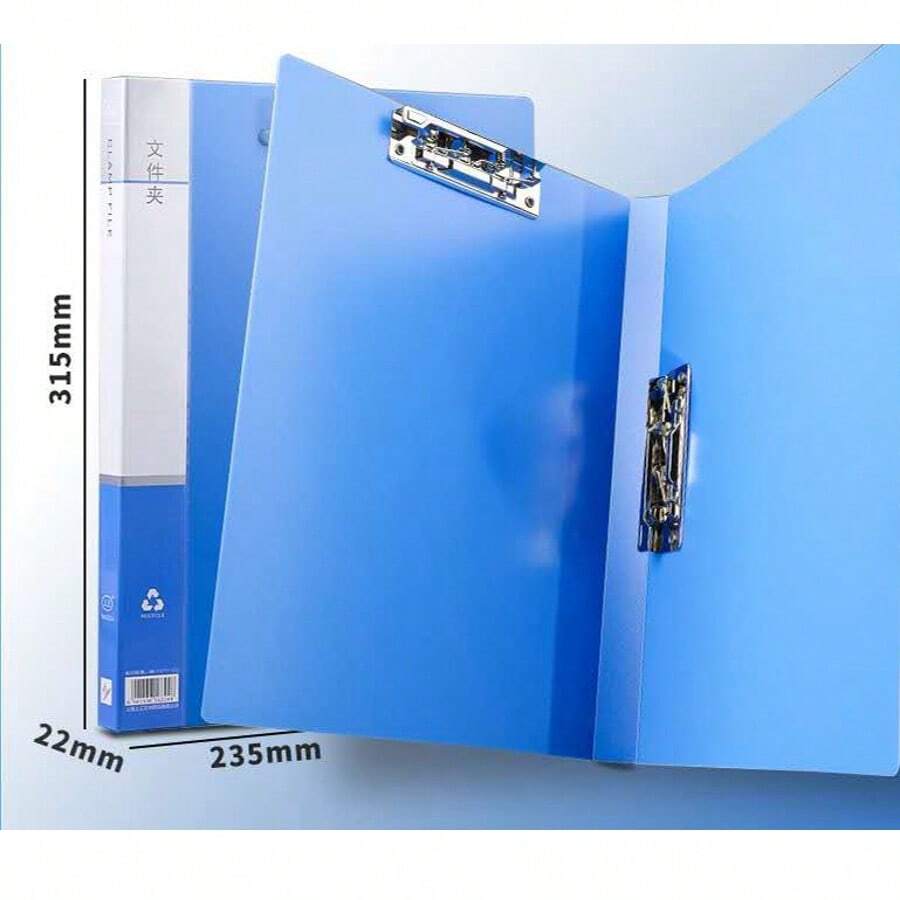 pasta prancheta com capa A4 Clipe duplo,material de escritorio 2239 - 2239 azul Clipe duplo - Visão 1