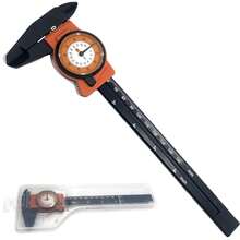Vernier Precisión Milímetros, Calibradores de Plástico, 6 Inches y 150mm Sliding Caliper, Dial Caliper Vernier, Deslizante de Doble Escala, Herramienta de Medición - 1 - Ver 1
