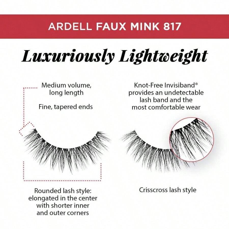 Pestañas postizas faux mink 4 pack - 811 - 817 - Ver 1
