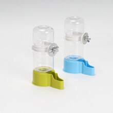 140ml Automatic Bird Waterer, 4.7oz Automatic Bird Feeder, Plastic Hanging Bird Waterer, Can Be Hung Or Placed On Desk, No Mess Cockatiel Cage Water Feeder (White, Green, Blue) - Multicolor - View 16