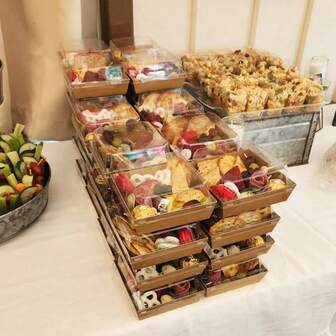 10/20Pcs Cake Dessert Donut Boxes Kraft Paper Charcuterie Boxes With Clear Lids Wedding Birthday Party Home Decoration