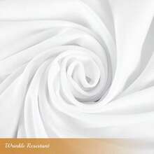 2pcs 48in/60in/72in Round Stretch Tablecloth, Wrinkle-Resistant Banquet Event Wedding Party Hotel Restaurant Dining Table Cover - Multicolor - View 6