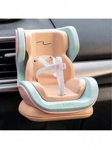 1pc Car Air Vent Clip Decoration, Mini Doll Safety Seat With Seatbelt, Car Decor, Doll Accessory, Gift For Friends - Multicolor - View 13