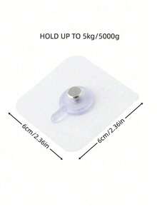 10个/包 高粘性免钉墙钩，可用于悬挂图片、相框、包包、厨房铲子等 - 无需螺丝，可水洗，可重复使用，无需钻孔 - 是家居装饰和收纳的理想之选。 - 彩色 - 查看 4