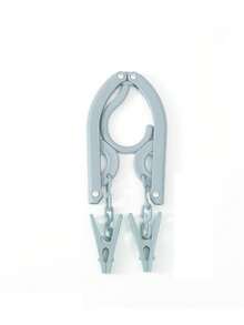 1/12 Pack Of Multi-Color Folding Clothes Hangers, Foldable Travel Clothes Hangers, Portable And Space-Saving Plastic Clothes Racks, Non-Slip And Space-Saving Travel Clothes Hangers With Smooth Surface And Non-Slip Design, Suitable For Travel, Business Trips And Home Use - Ideal For Hanging Underwear And Socks. - Multicolor - View 16