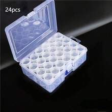 Diamond Storage Box, Nail Art Accessories Storage Box, Diamond Painting Storage Box, Diamond Painting Storage Box With Lid, Suitable For Jewelry DIY Art Crafts Rhinestone Sewing - Multicolor - View 10