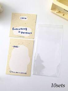 Bộ 10 thẻ phong cách Hàn Quốc Ins Thẻ đầu sau Bộ thẻ đóng gói Phụ kiện đóng gói Bộ quà tặng nướng Trở lại trường học - Nhiều màu - Xem 15