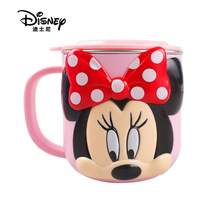 1pc Disney Mickey 3D Shaped Stainless Steel Tumbler With Lid, Spill-Proof, Heat-Resistant, Detachable 316 Stainless Steel Inner Liner, Suitable For Milk, Coffee, Juice, Mouthwash, Cute Cartoon Embossed Water Cup, Durable, Reusable, Great For Parties, Birthdays, Weddings, Holidays, Kids Tableware, Student Water Bottle, Parent-Child Cup - Multicolor - View 17