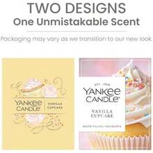 Yankee Candle - Vela perfumada de pilar mediano con hasta 115 horas de combustión, mezcla de cera de plantas premium para quemaduras constantes, vela de pilar de 14 onzas con fragancia de relleno de(Cupcake de vainilla. Signature Large 2-Wick Tumbler) - Multicolor - Ver 9