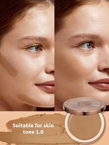 Pudaier 丝绸霜古铜色持久自然妆效古铜色修容不干燥透气彩妆面部彩妆化妆品 - #01 - 查看 3