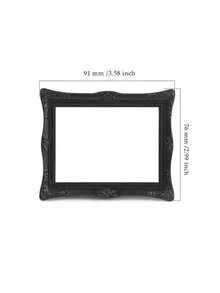 Customized 1pc Photo Fridge Magnets, Mini Photo Frame Fridge Magnets, Photo Fridge Magnetic Frame Stickers Can Also Be Placed Horizontally Or Vertically As Photo Frames. They Are Suitable For Kitchen, Room Decoration, Bedroom And Kitchen Decoration, Festival Commemoration, And As Small Gifts For Parties. - Multicolor - View 2