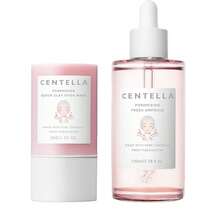 2pcs Centella Asiatica Essence Mud Mask + Madagascar Centella Asiatica Pore Refining Ampoule - Quick Application, Pore Tightening, Deep Hydration, Soothing Repair - Soothing Moisturizing | Oily Combination Skin - Daily Skincare Travel Size - Baby Pink - View 12