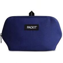 - Bolsa de aperitivos congelable construida con tecnologia EcoFreeze plegable reutilizable cierre de cierre que se bloquea en aire fresco y seco perfecta para  niños adultos de todas - azul - Ver 1