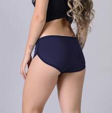 Fluxx Navy Blue Menstrual Nighttime Panties/Shorts - Navy Blue - View 4