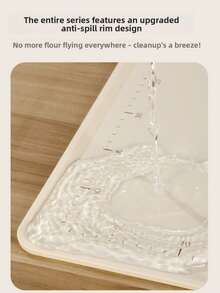 Silicone Kneading Mat For Home Baking, Anti-Bacterial Dough Rolling Mat, Pastry Board - White - View 6