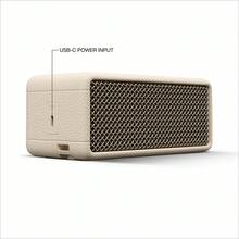 Marshall Emberton III 便携式蓝牙音箱，坚固耐用的 IP67 防水设计，高品质立体声，深沉低音，32 小时以上播放时间，小巧无线，适合旅行和户外活动。 - 奶油色 - 查看 8