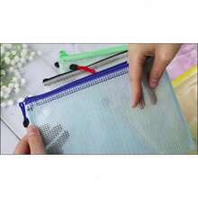 3 pièces Sac de rangement de papeterie de couleur aléatoire, Organisateur de fichiers, Chemise à fermeture éclair à 10 fentes au format A4, Grande capacité imperméable avec poche transparente en PP | Sac de rangement durable, Fermeture éclair, Grande capacité de 12,8 "X 9,25", Convient pour le bureau, les voyages, l'artisanat - Sac organisateur multifonction pour ranger les papiers, les dossiers, les puzzles, les perles - Couleurs mélangées - Voir 9