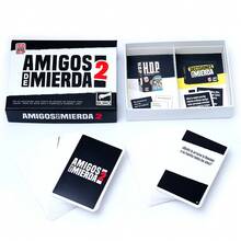 Juego de mesa de cartas "Friends 2" en español, juego de fiesta divertido - Negro - Ver 5
